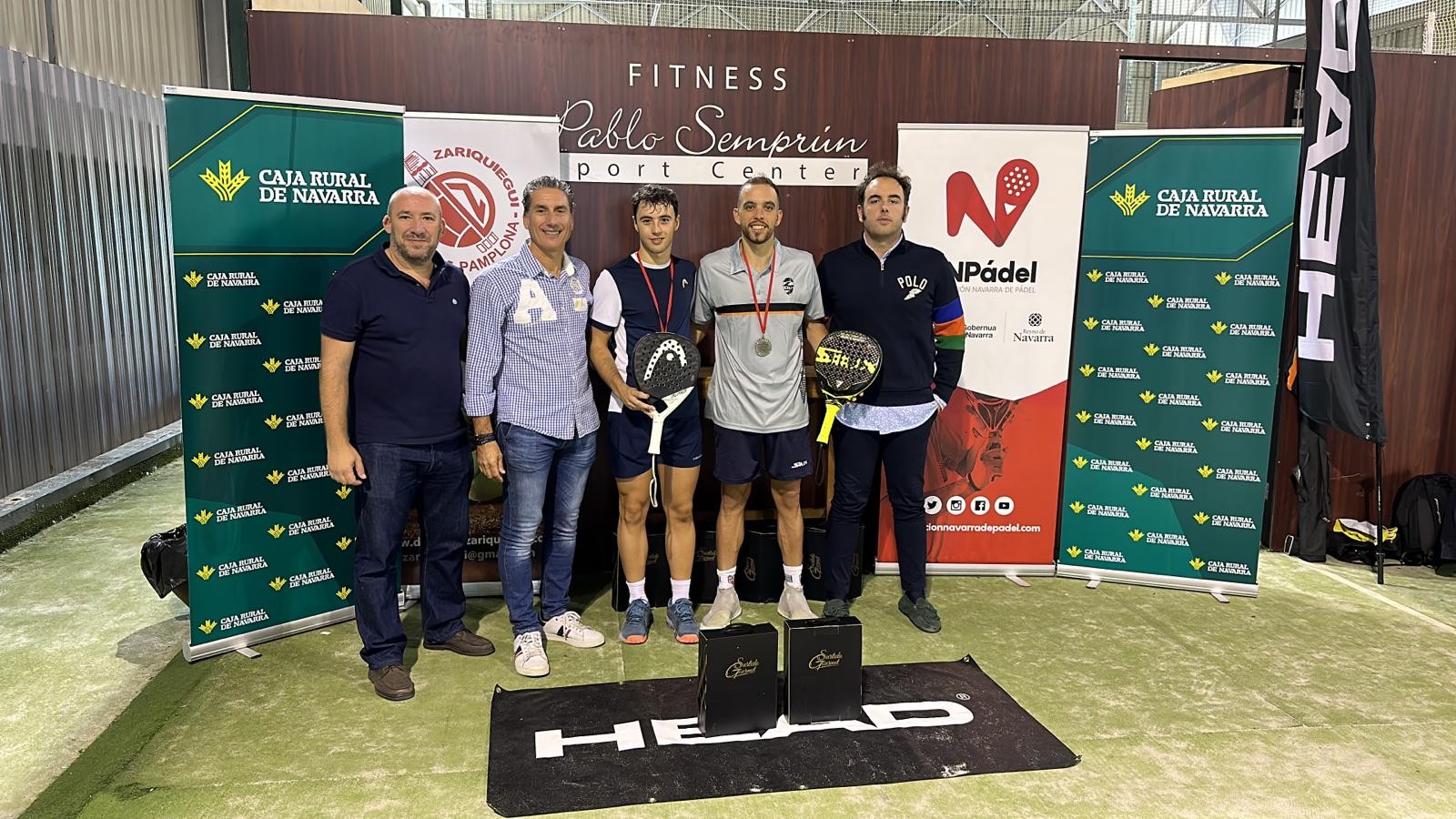 Aimar Goñi y Álvaro Sola y Ane Dávila y Maite Losarcos, se adjudican el Campeonato Navarro Absoluto